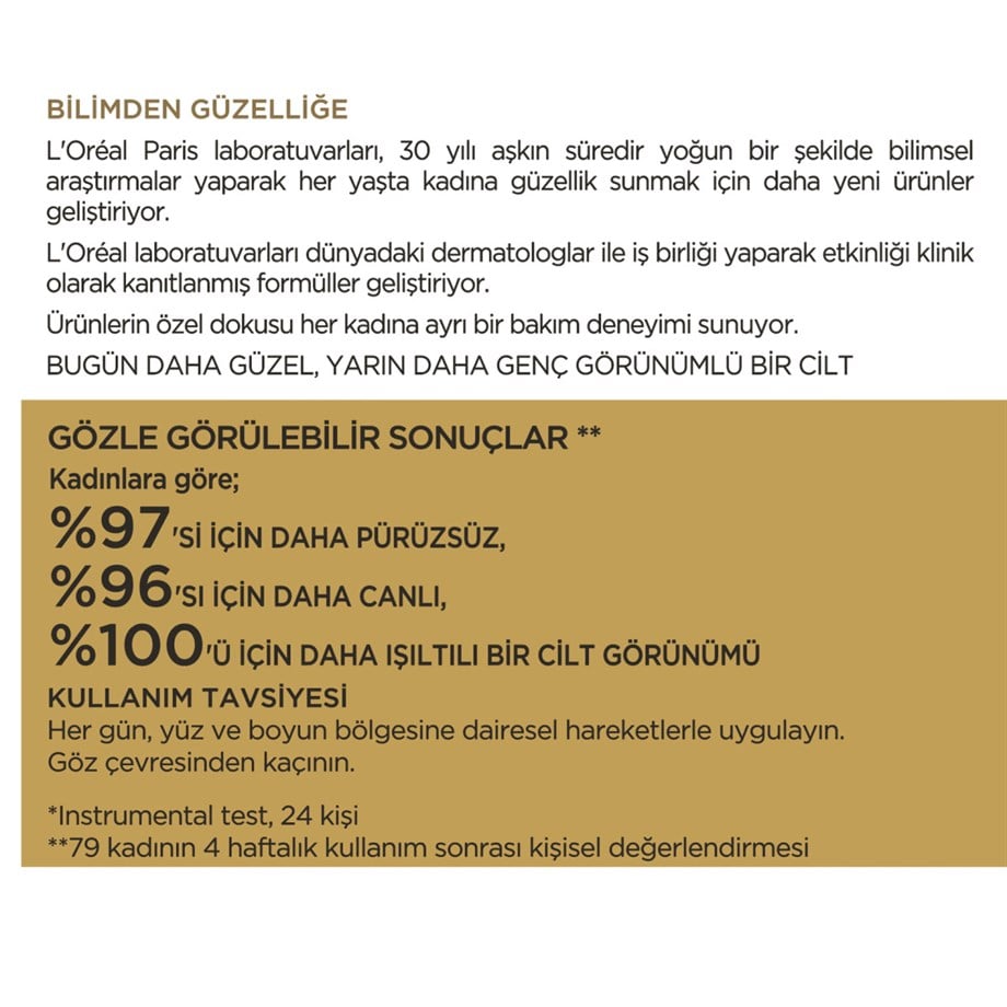 L'Oreal Paris Yaş Uzmanı Kırışıklık Karşıtı Nemlendirici Krem 30+ 50 Ml