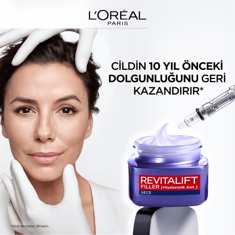 LOREAL REVITALIFT FİLLER GECE KREMİ 50 ML