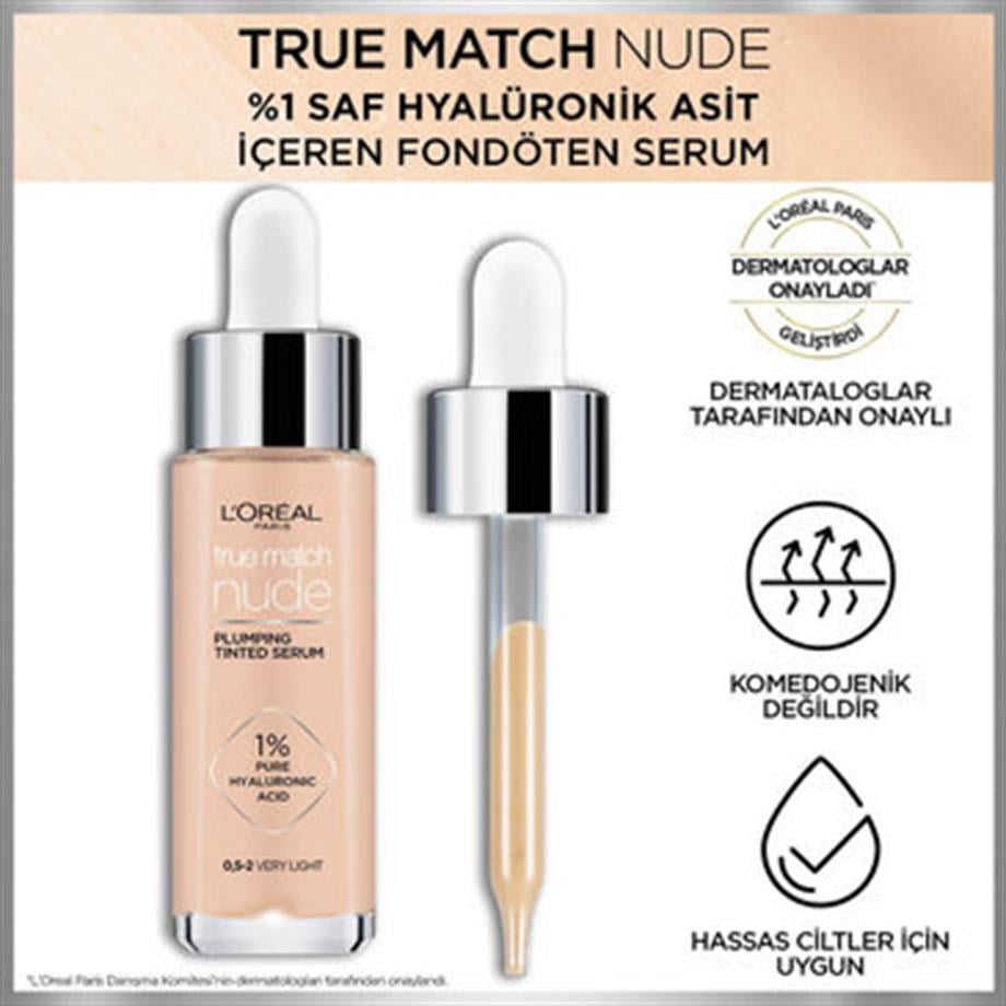 L'Oreal Paris - LOREAL FONDÖTEN TRUE MATCH 0.5-2