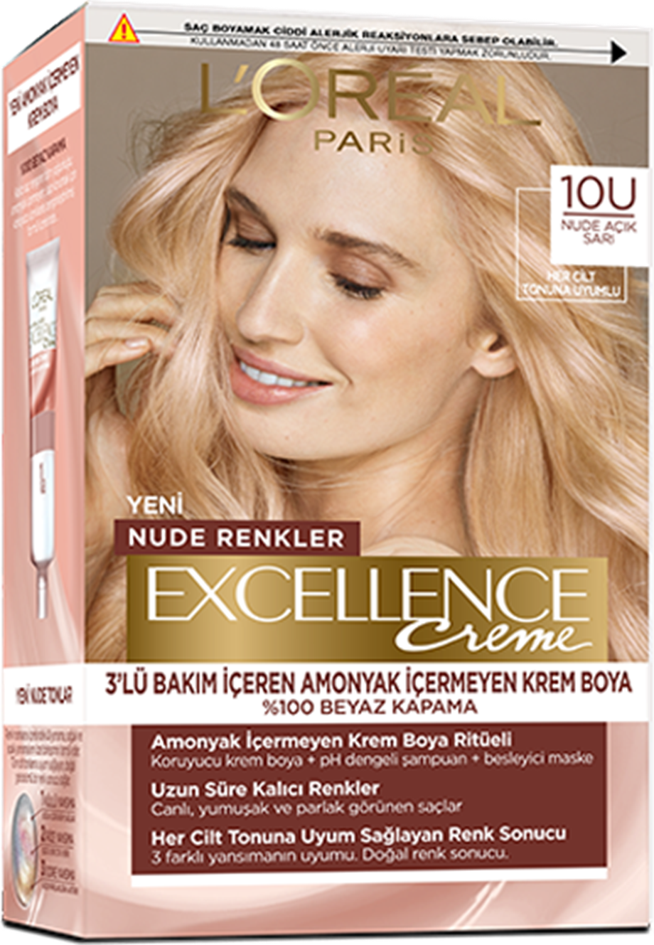 L'Oreal Paris - L'Oreal Paris Excellence Creme Nude Renkler Saç Boya Serisi