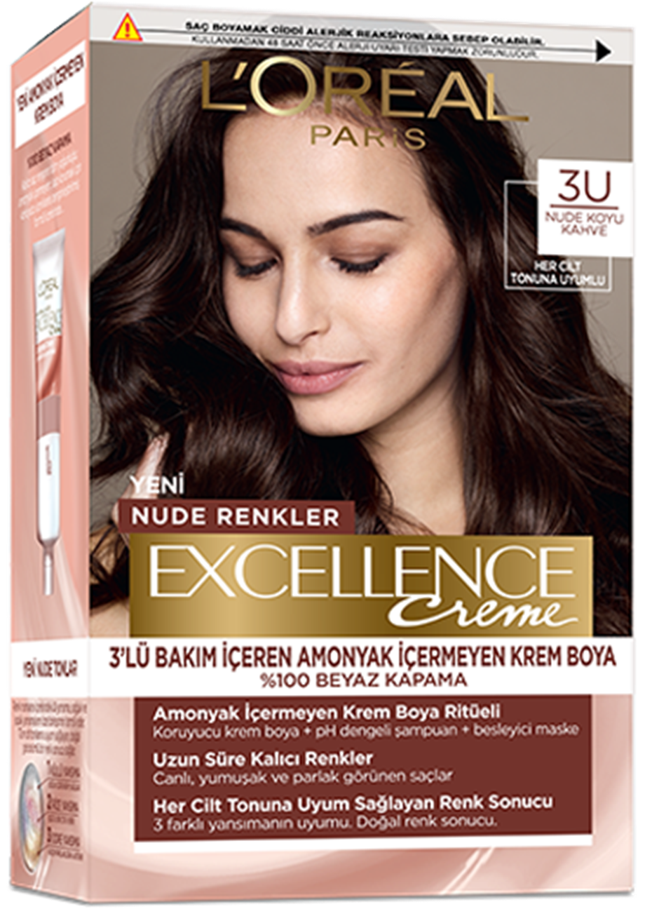 L'Oreal Paris - L'Oreal Paris Excellence Creme Nude Renkler Saç Boya Serisi