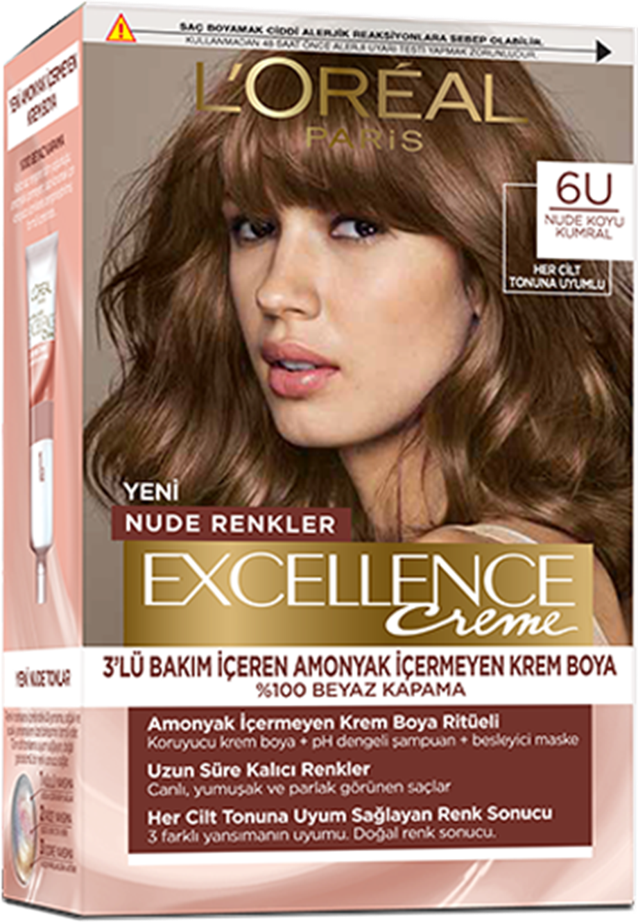 L'Oreal Paris - L'Oreal Paris Excellence Creme Nude Renkler Saç Boya Serisi