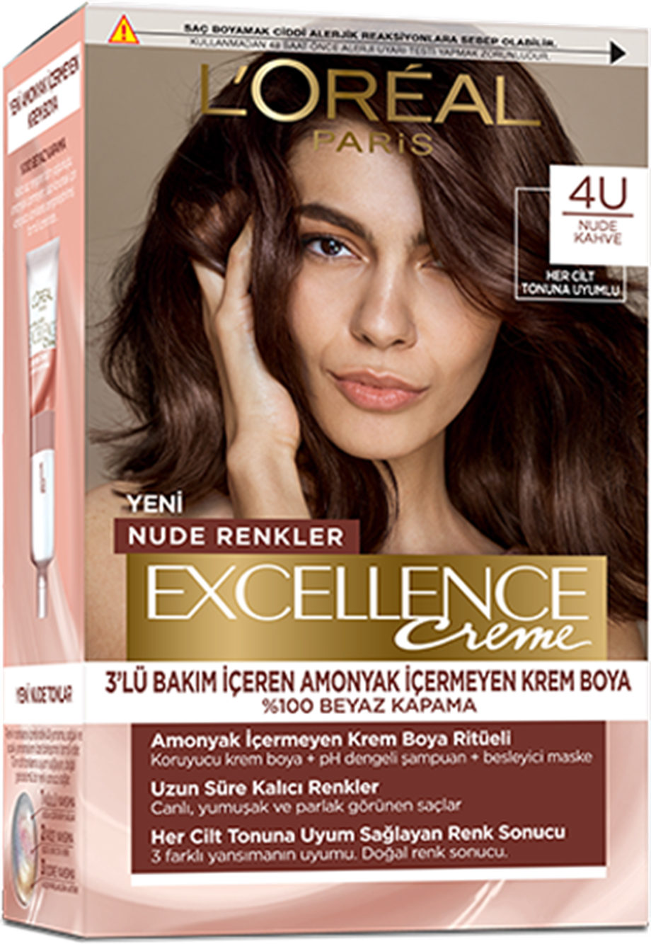 L'Oreal Paris - L'Oreal Paris Excellence Creme Nude Renkler Saç Boya Serisi