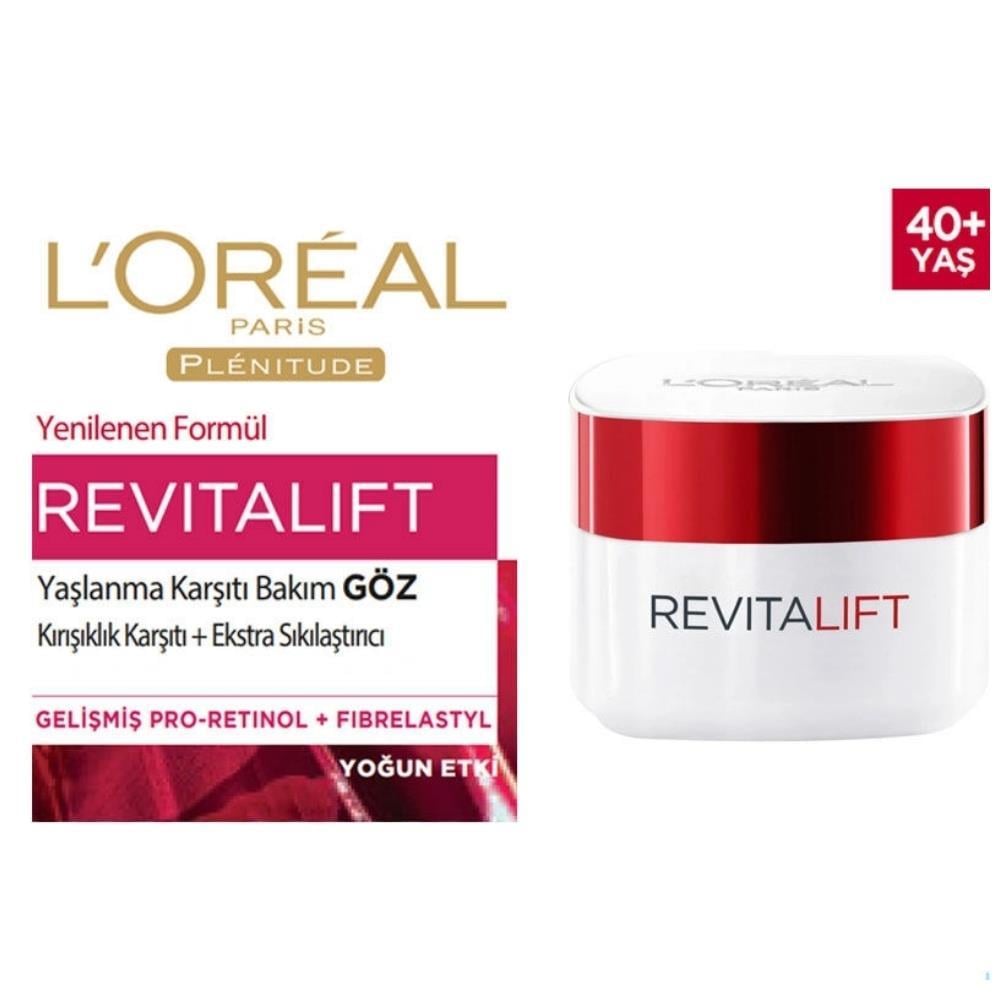 L'Oreal Paris - L'Oreal Paris Göz Kremi Revitalift Kırışıklık Karşıtı - Sıkılaştırıcı Yoğun Etkili 15 Ml