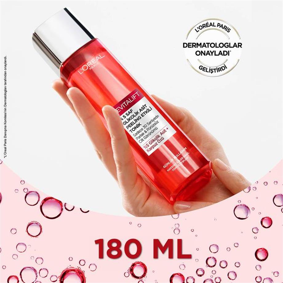Loreal Paris - LOREAL REVITALIFT %5 GLIKOLIK ASIT PEELING TONIK 180 ML