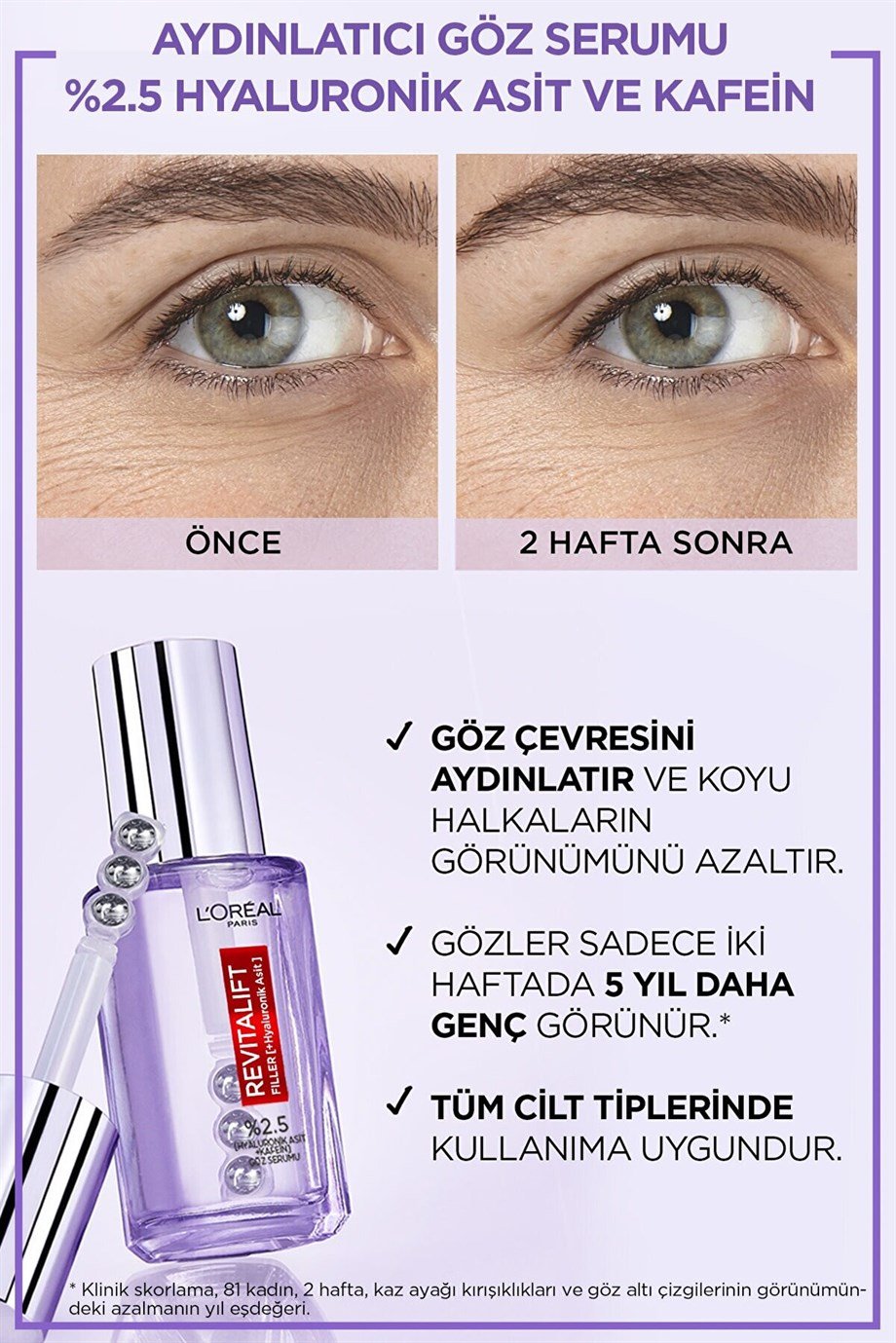 L'Oreal Paris - LOREAL REVITALIFT GÖZ SERUMU 20ML