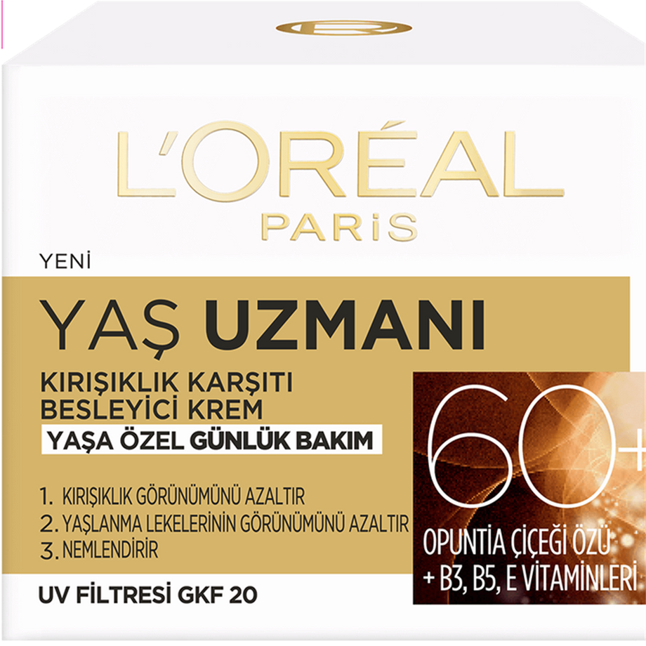 Loreal Paris - LOREAL SKIN YAŞLILIK KARŞITI +60 GKF20 GÜNDÜZ KREMİ