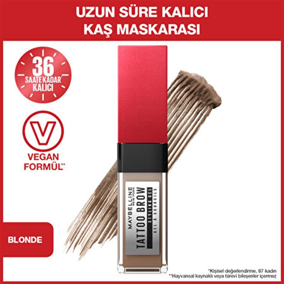 Maybelline - MAYBELLINE EYEBROW TATTO GEL BLONDE 250