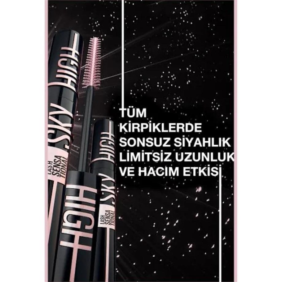 Maybelline - MAYBELLINE LASH SENS. SKY HIGH MASKARA EXTRA SİYAH