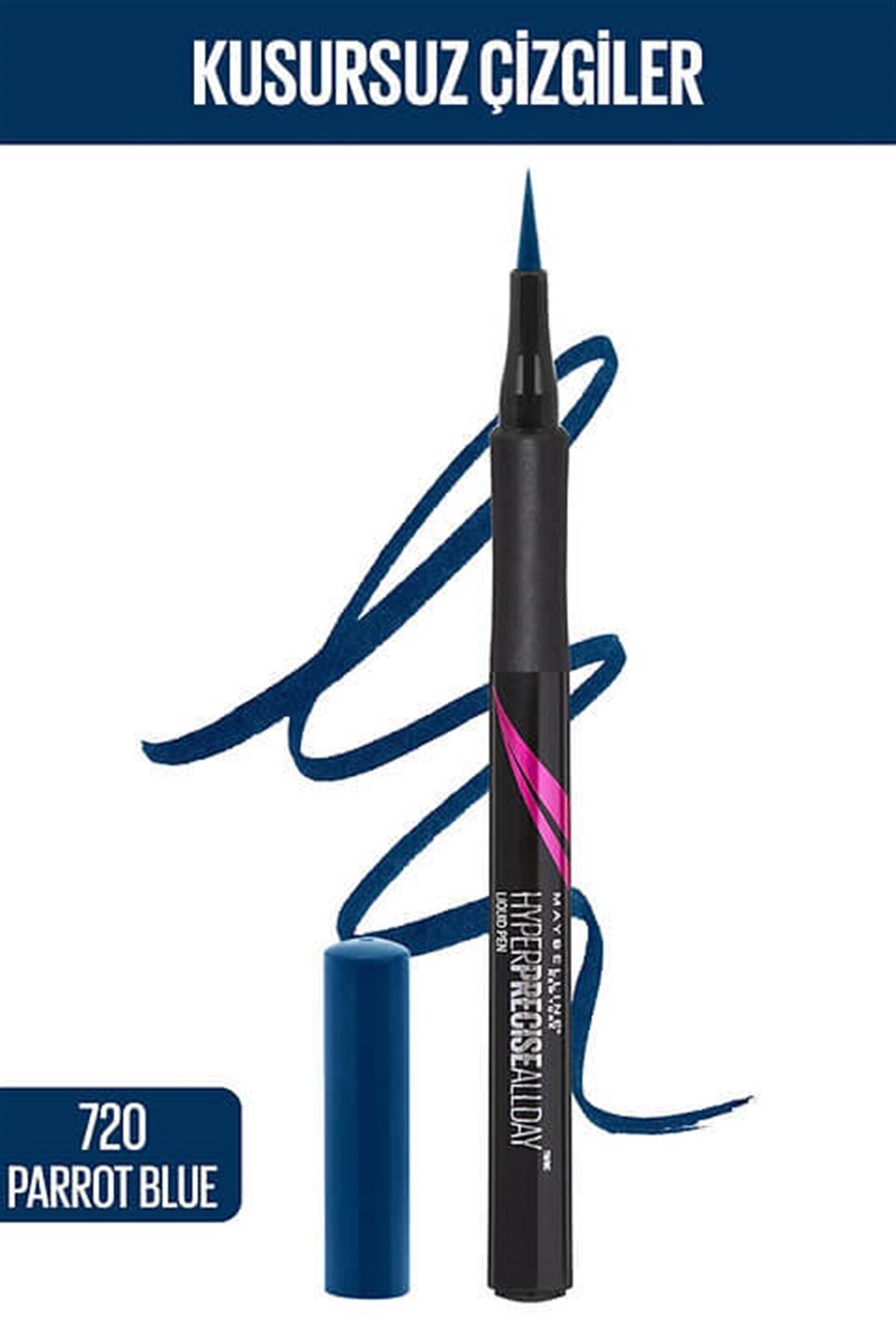 Maybelline New York Hyper Precise All Day Eyeliner ( Mavi )