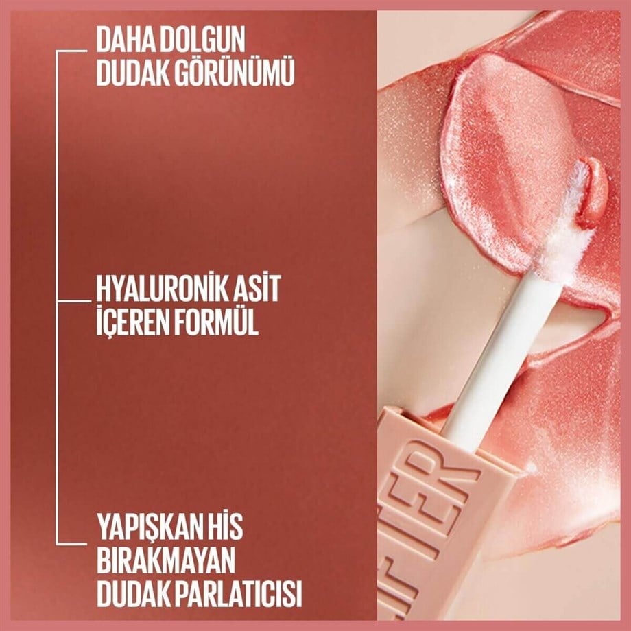 Maybelline New York Lifter Gloss Nemlendirici Dudak Parlatıcısı - 016 Rust
