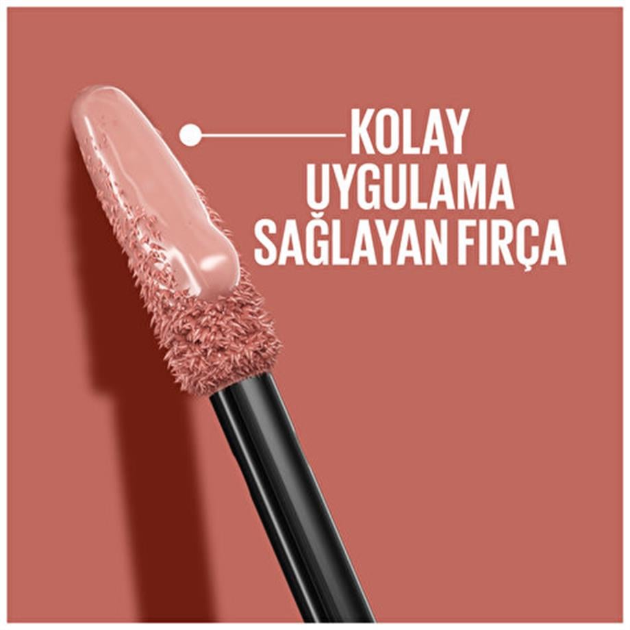 Maybelline - Maybelline New York Super Stay Vinyl Ink Uzun Süre Kalıcı Likit Parlak Ruj - 110 Awestruck