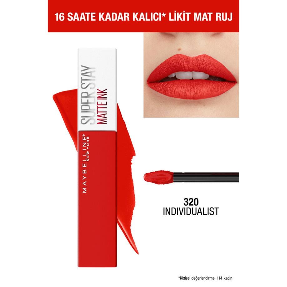 Maybelline - Maybelline New York Super Stay Matte Ink Likit Mat Ruj Serisi
