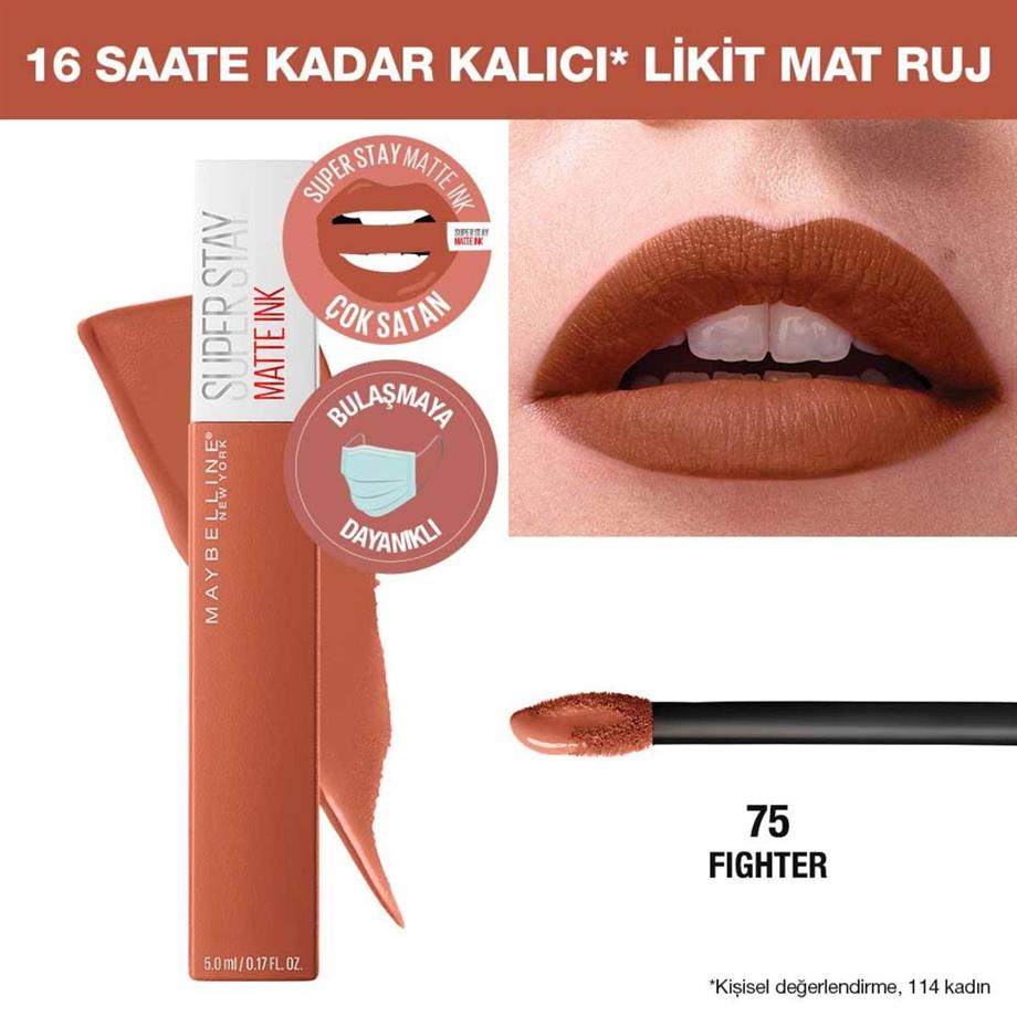 Maybelline - Maybelline New York Super Stay Matte Ink Likit Mat Ruj Serisi