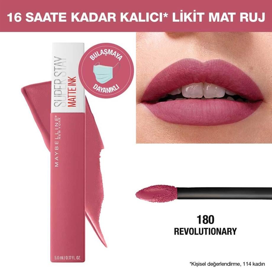 Maybelline - Maybelline New York Super Stay Matte Ink Likit Mat Ruj Serisi