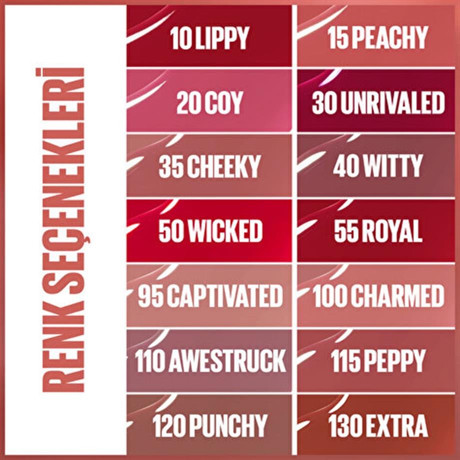 Maybelline - Maybelline New York Super Stay Vinyl Ink Uzun Süre Kalıcı Likit Parlak Ruj - 110 Awestruck