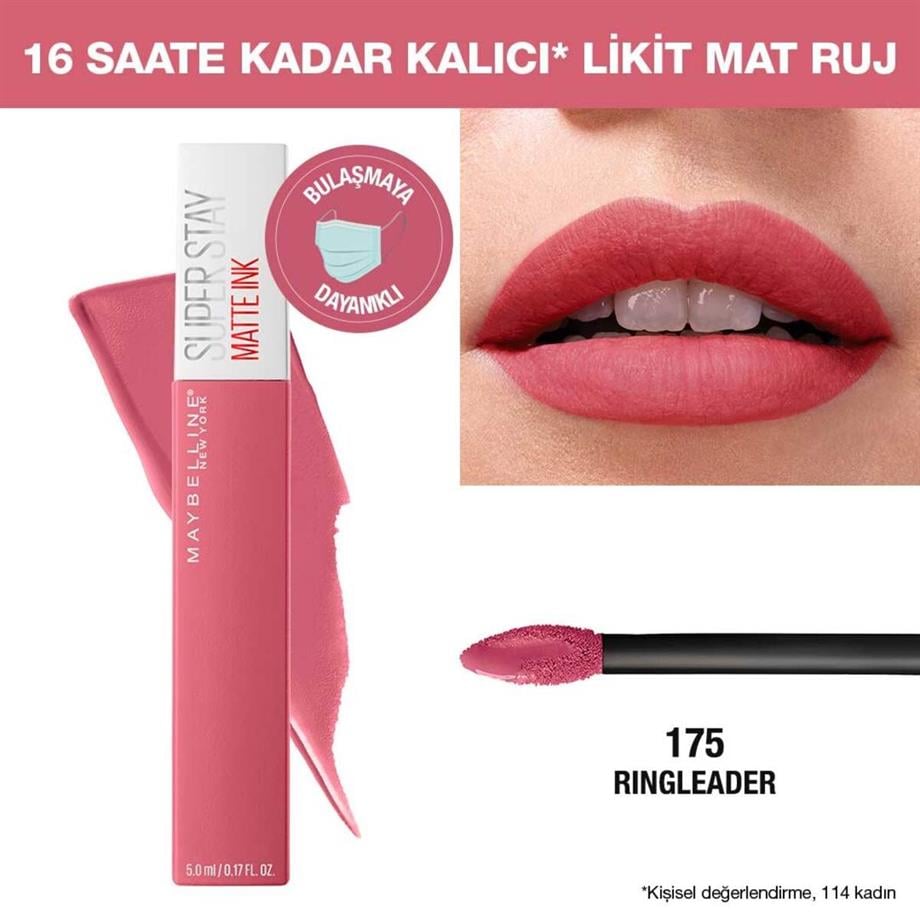 Maybelline - Maybelline New York Super Stay Matte Ink Likit Mat Ruj Serisi