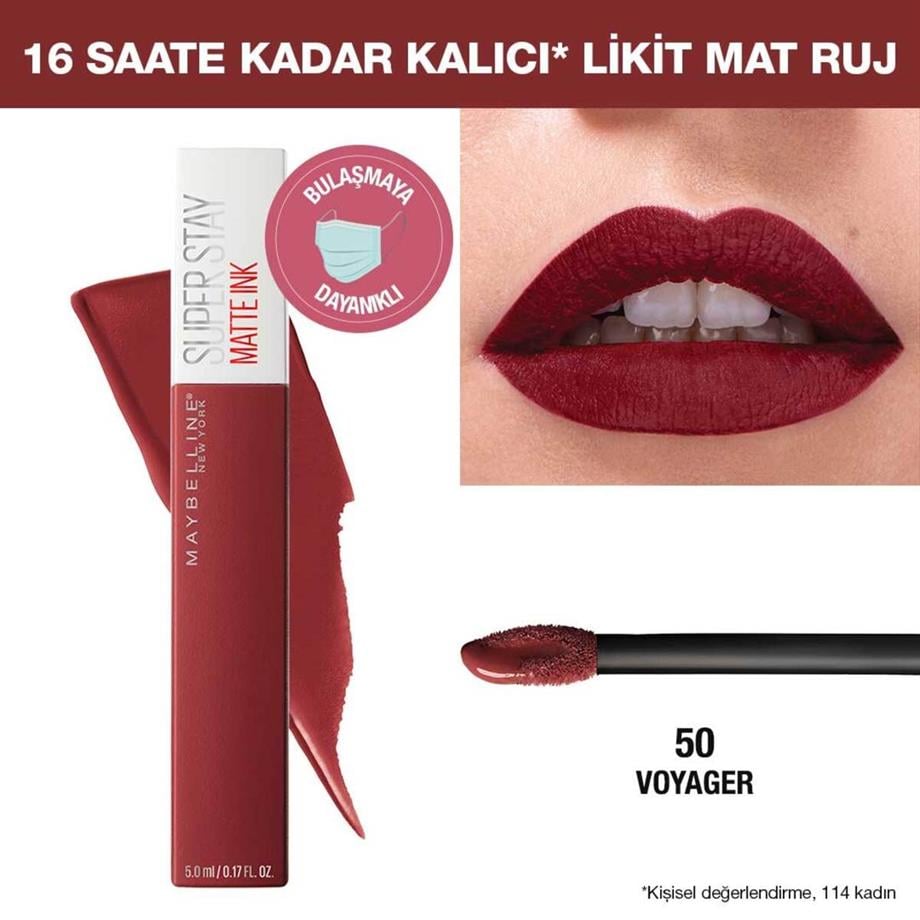 Maybelline - Maybelline New York Super Stay Matte Ink Likit Mat Ruj Serisi