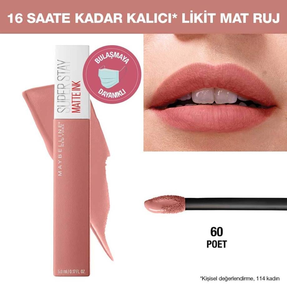 Maybelline - Maybelline New York Super Stay Matte Ink Likit Mat Ruj Serisi