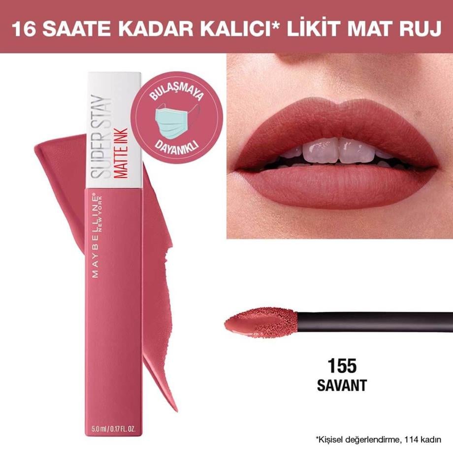 Maybelline - Maybelline New York Super Stay Matte Ink Likit Mat Ruj Serisi