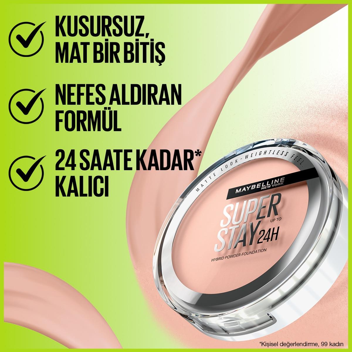 Maybelline - Maybelline New York Superstay Hibrit Pudra Fondöten 21