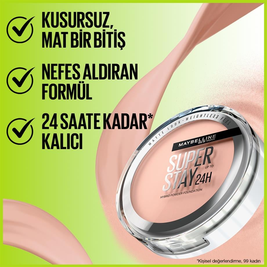Maybelline - MAYBELLINE PUDRA SUPERSTAY 10 24H