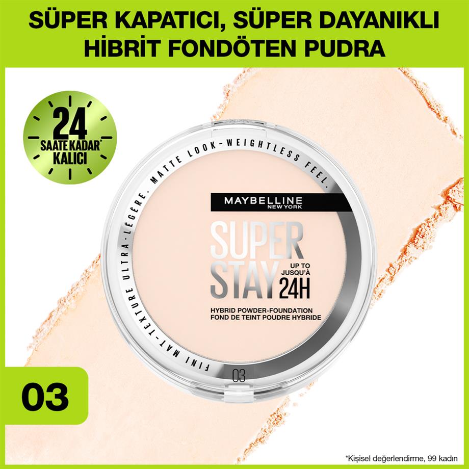 Maybelline - MAYBELLINE PUDRA SUPERSTAY 03 24H