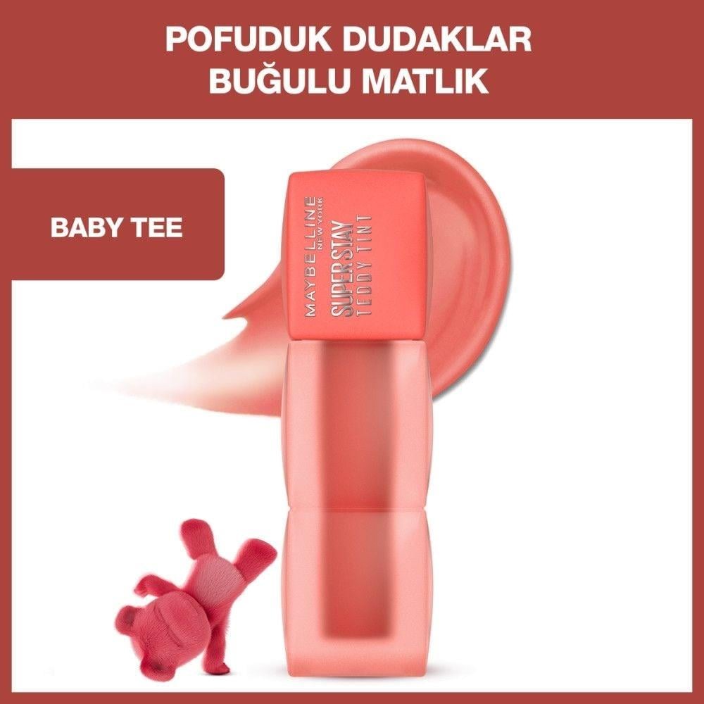 Maybelline - Maybelline Super Stay Teddy Likit Mat Tint Ruj Serisi