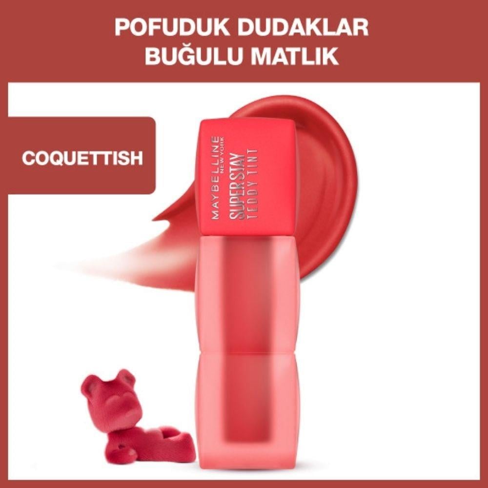 Maybelline - Maybelline Super Stay Teddy Likit Mat Tint Ruj Serisi