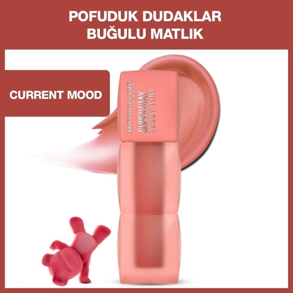 Maybelline - Maybelline Super Stay Teddy Likit Mat Tint Ruj Serisi