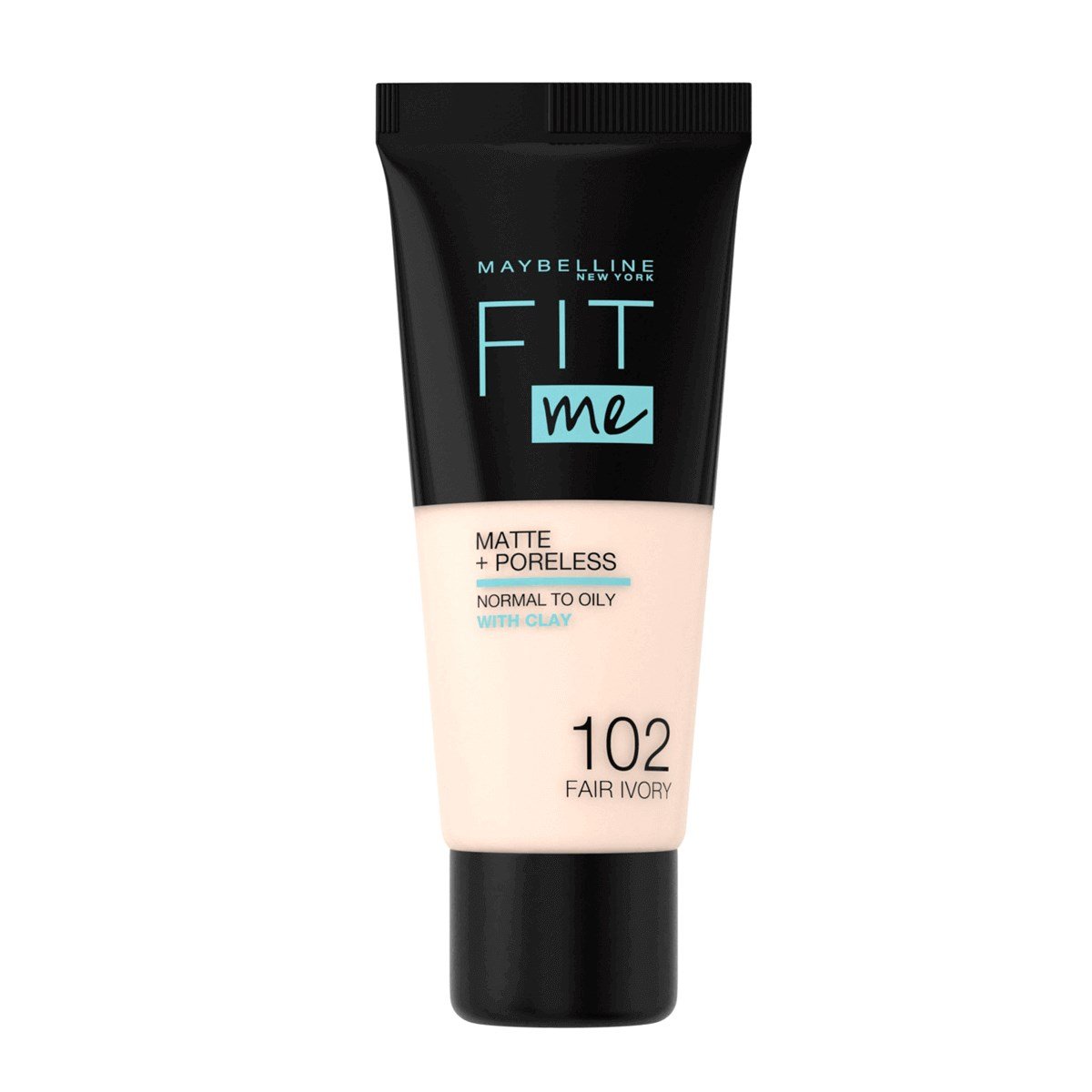 Maybelline New York Fit Me Matte & Poreless Fondöten No: 102 Fair Ivory