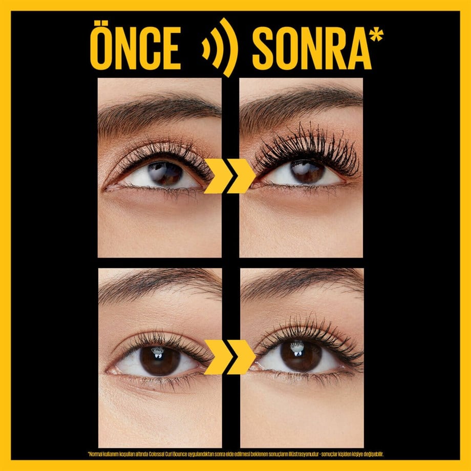 The Colossal Curl Bounce Maskara Very Black