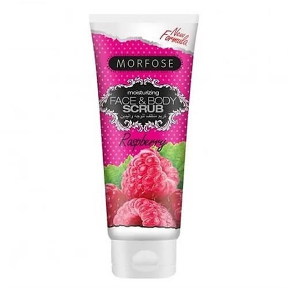 Morfose Face Body Scrub Raspberry 200 Ml