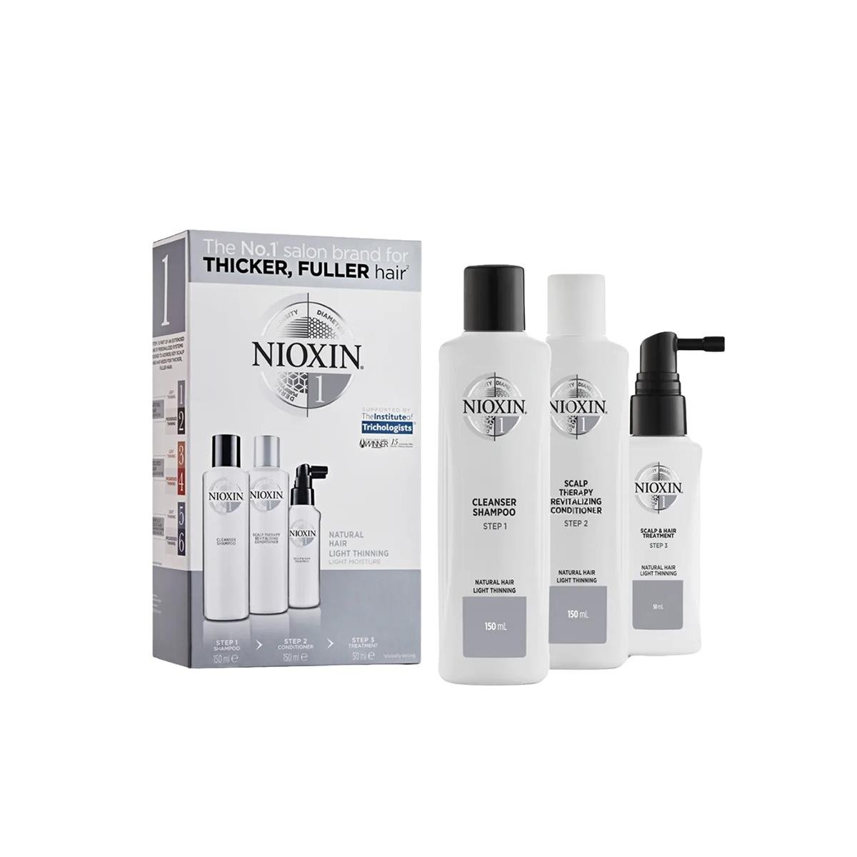 Nioxin - NIOXIN DÖKÜLME KARŞITI SET İŞLEM GÖRMÜŞ NO 1