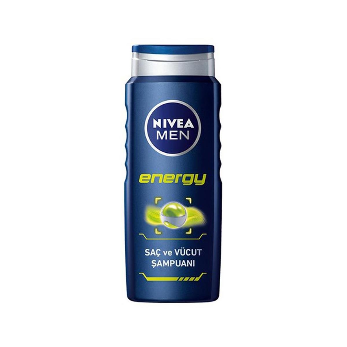 Nivea Men - Nivea Men Energy Duş Jeli 3'ü 1 Arada Komple Bakım 500 Ml