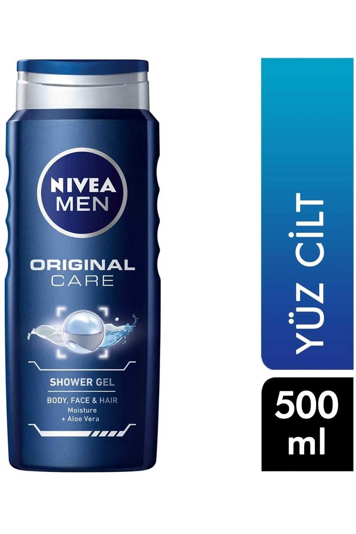 Nivea Men - Nivea Men Protect&Care Duş Jeli 3'ü 1 Arada Komple Bakım 500 Ml