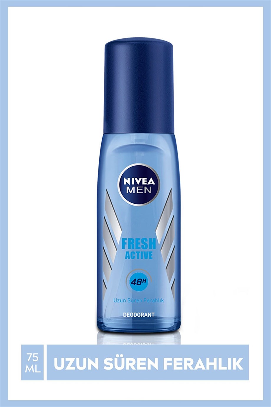 Nivea - Nivea Men Erkek Pump Sprey Deodorant Fresh Active 48 Saat Deodorant Koruması 75 Ml