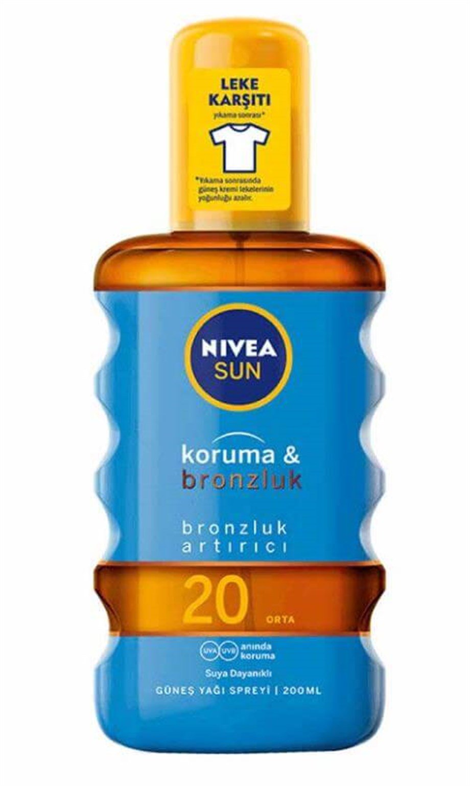 Nivea Sun Güneş Yağı Koruma & Bronzluk Spf20 200 Ml