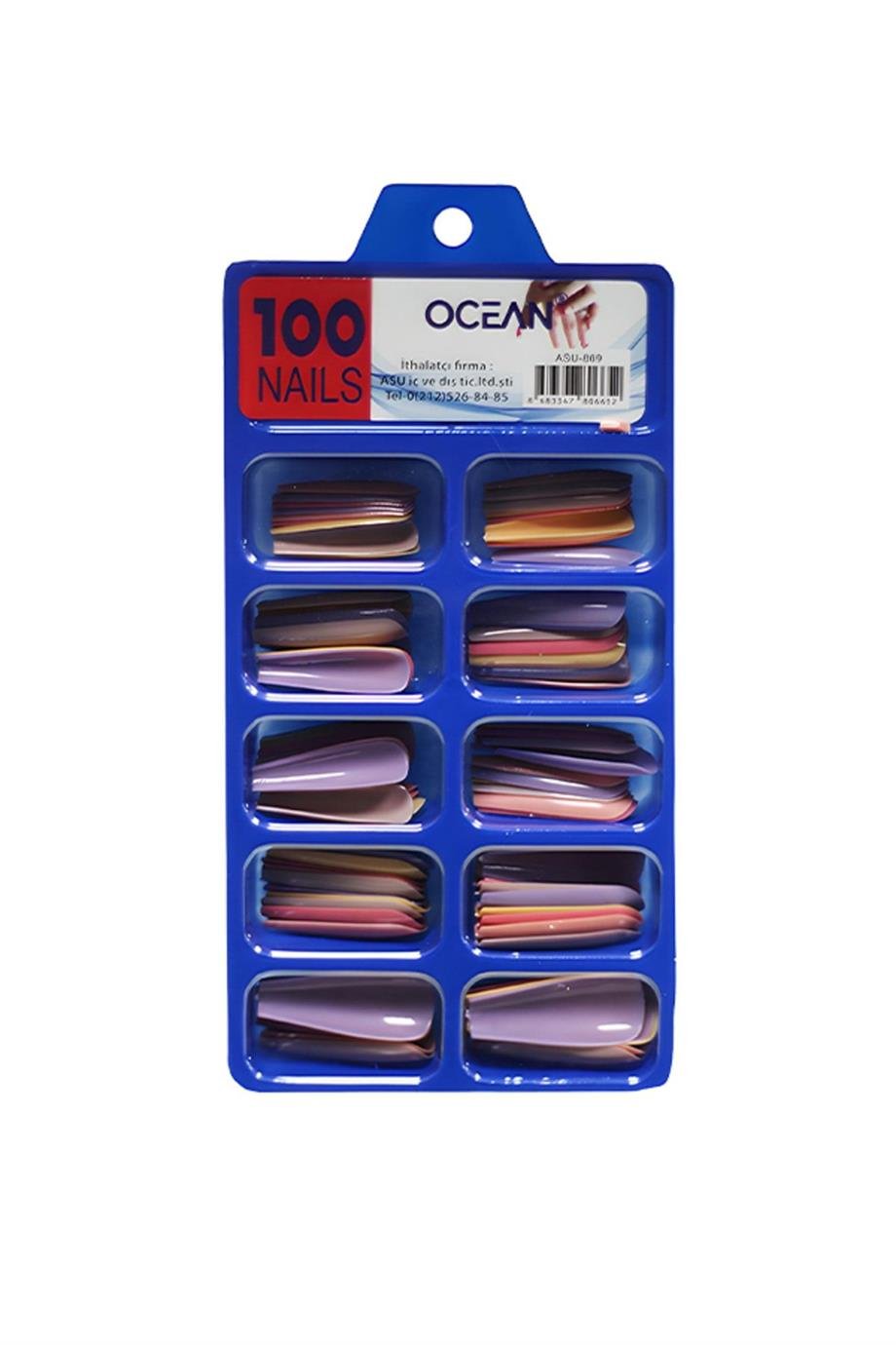 Ocean - OCEAN ASU-869 PROTEZ TAKMA TIRNAK