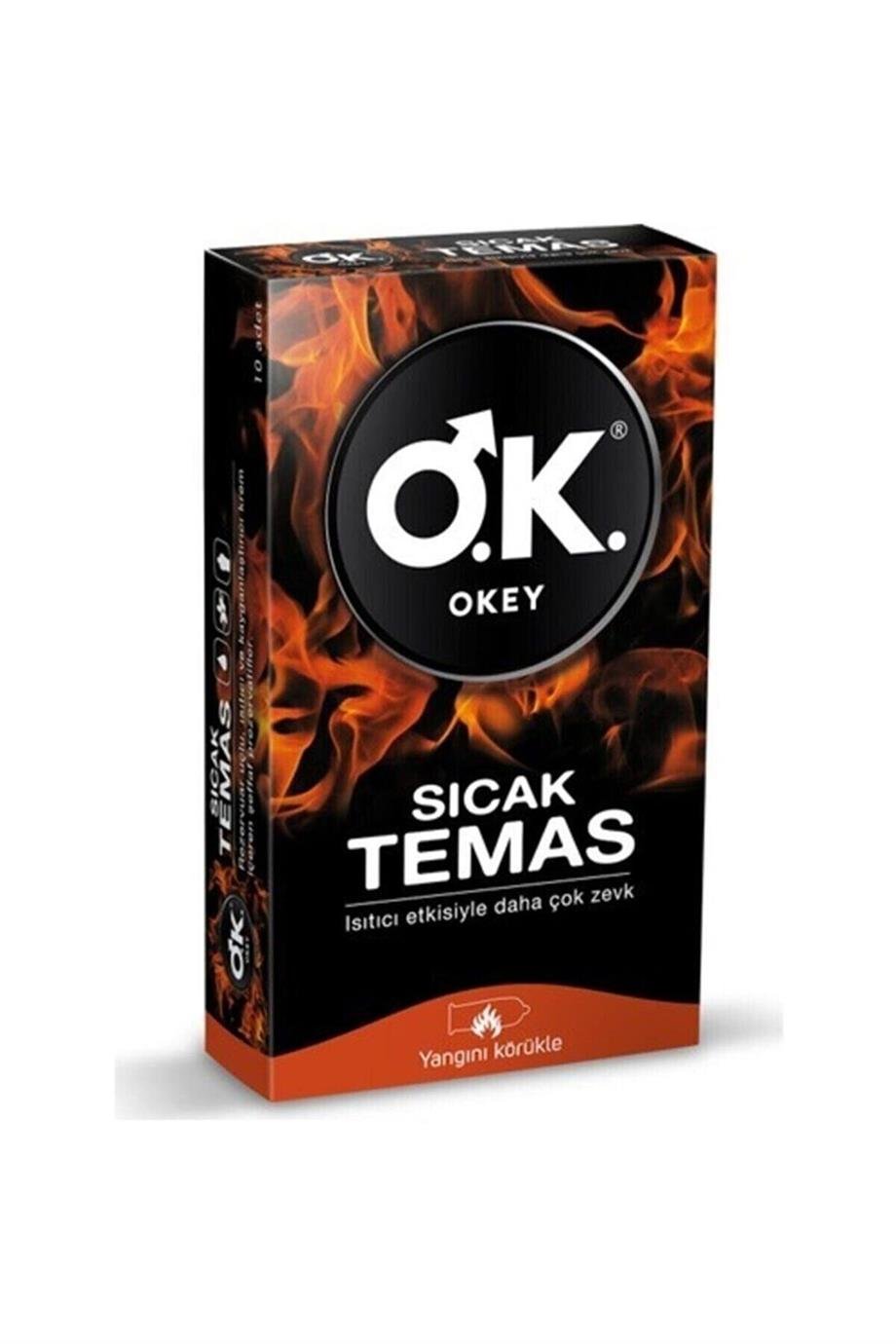 Okey - Okey Prezervatif Sıcak Temas 10'lu