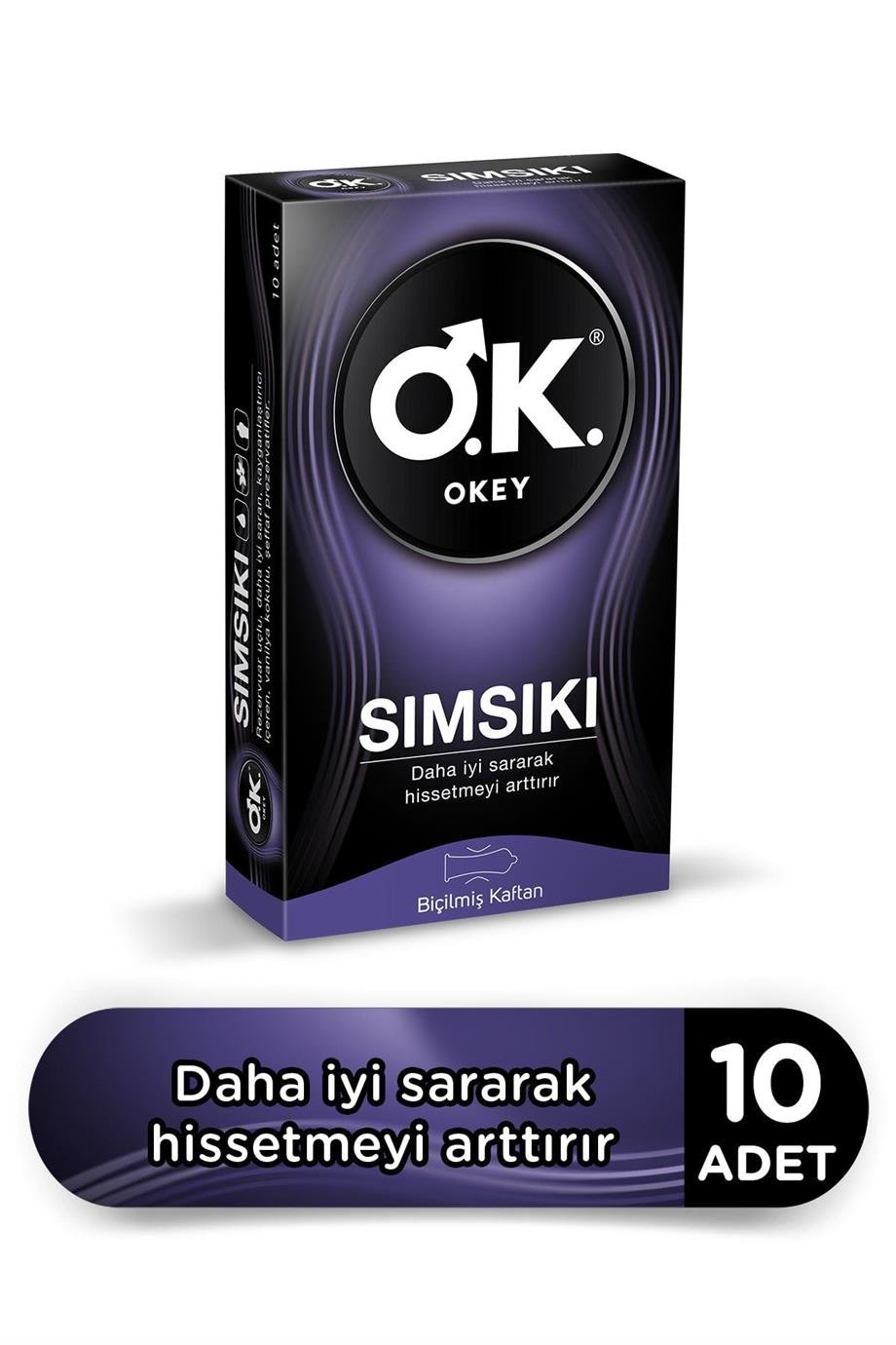 Okey - Okey Prezervatif Sımsıkı 10'lu