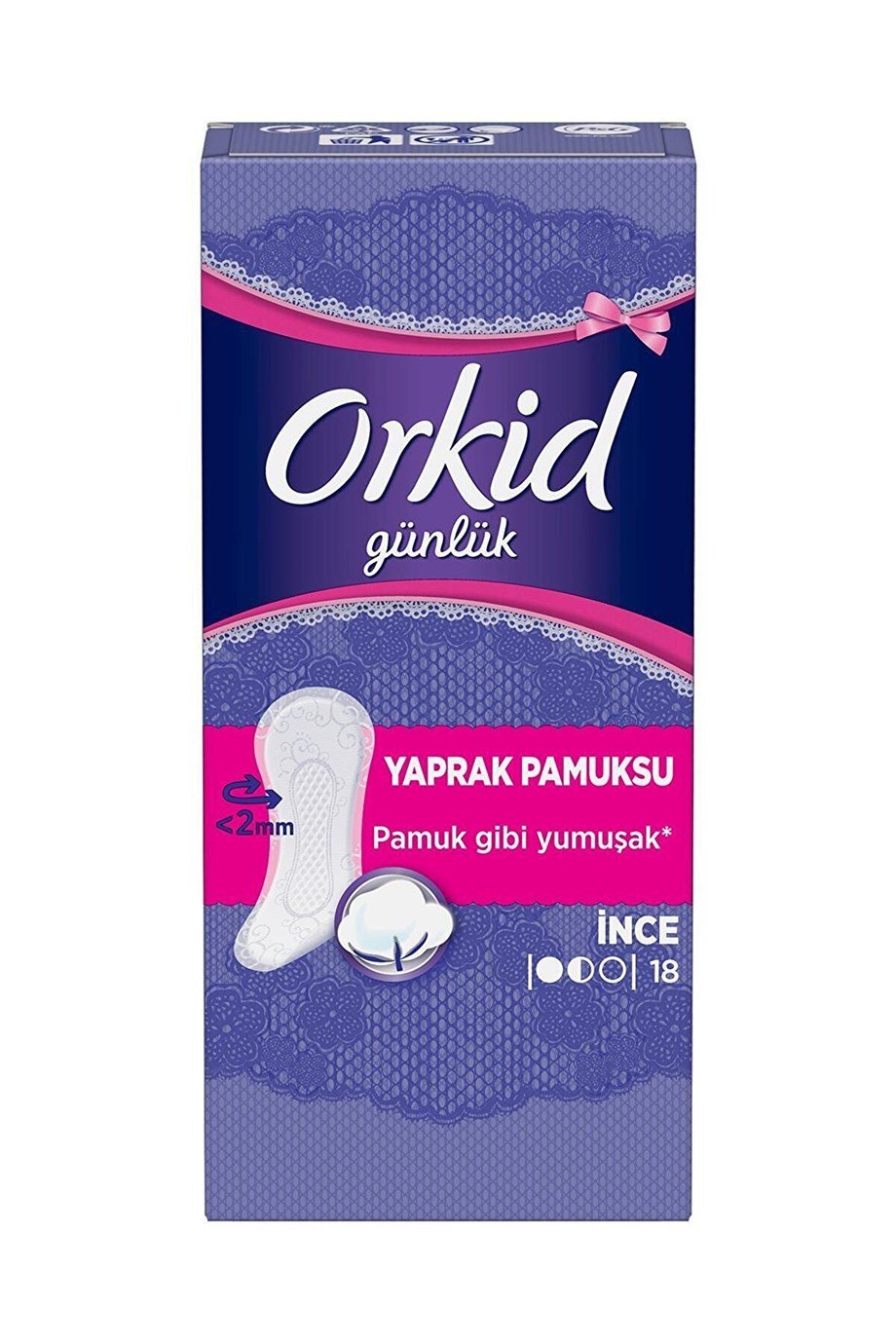 Orkid - ORKİD GÜNLÜK PED YAPRAK PAMUKSU NORMAL 18Lİ