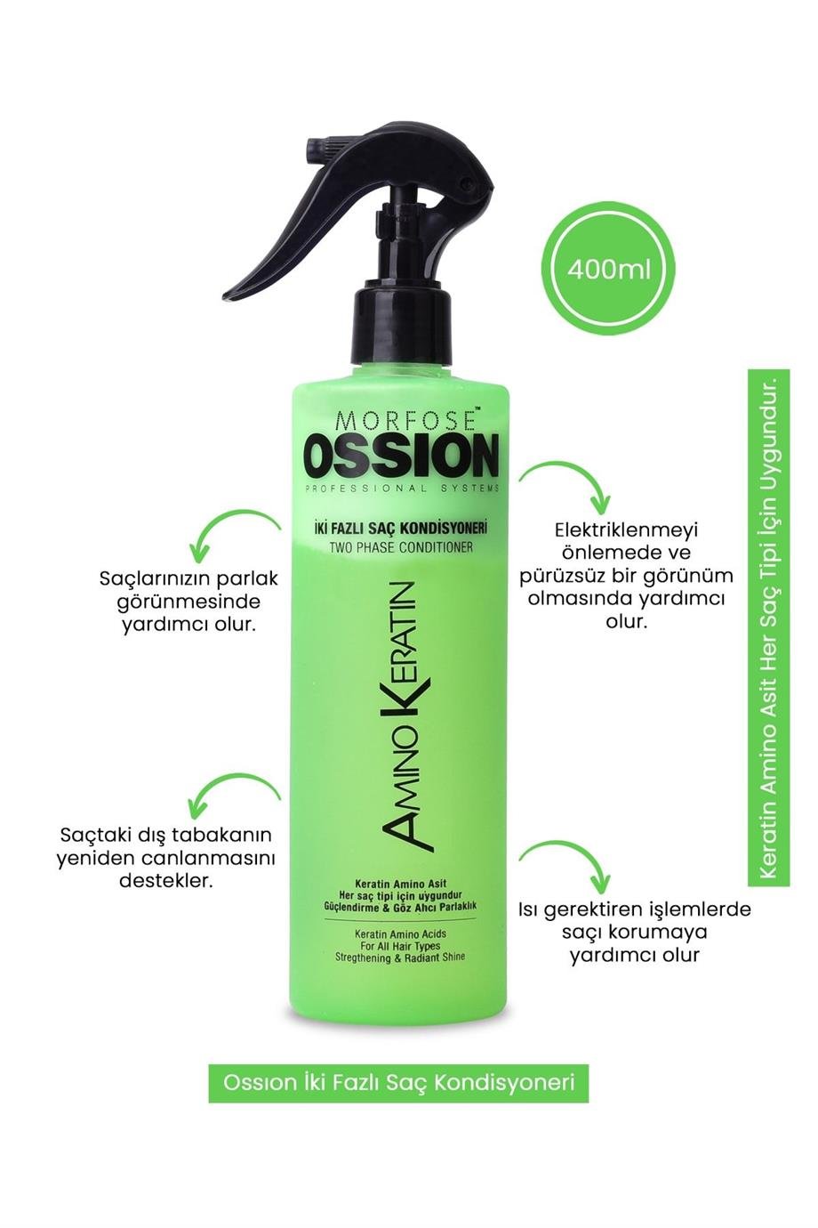 Ossion - MORFOSE OSSION FÖN SUYU AMINO KERATİN 400 ML