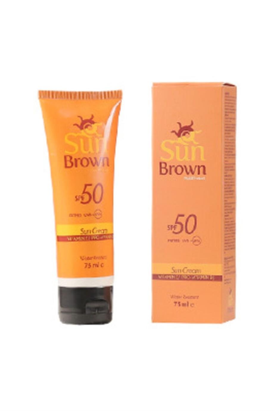 Sun Brown - Sun Brown Güneş Koruyucu Yüz Kremi Spf50 75 Ml