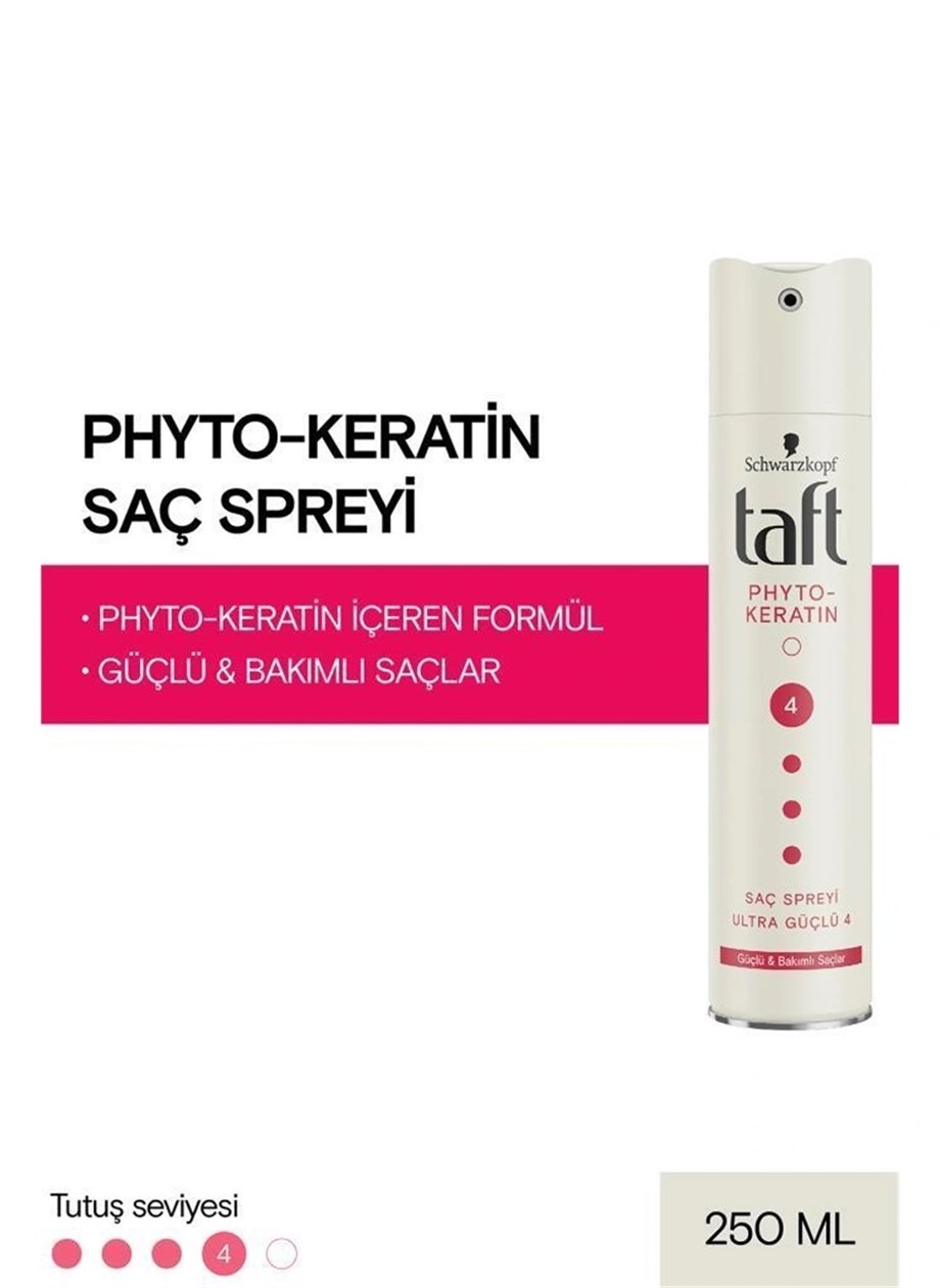 TAFT SAÇ SPREYİ PHYTO-KERATİN 250ML