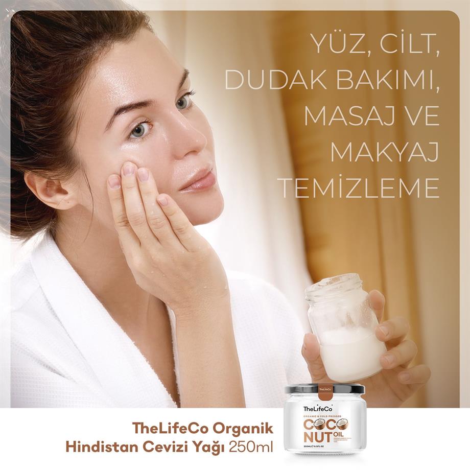 TheLifeCo - TheLifeCo Organik Hindistan Cevizi Yağı 250ml