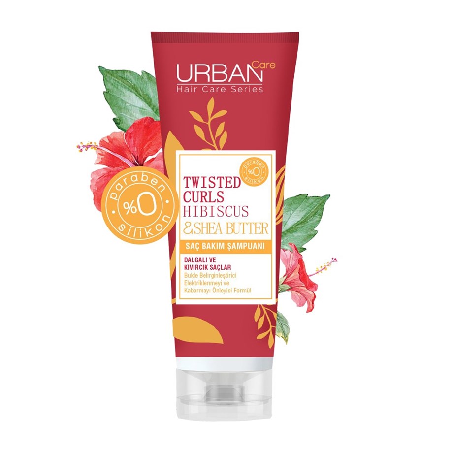 Urban Care - Urban Care Twisted Curls Hibiscus & Shea Butter Saç Bakım Şampuanı 250 Ml