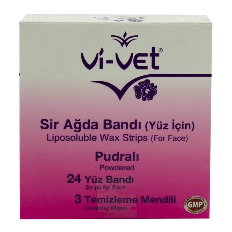 Vivet Yüz İçin Sir Ağda Bandı Pudralı 24'lü