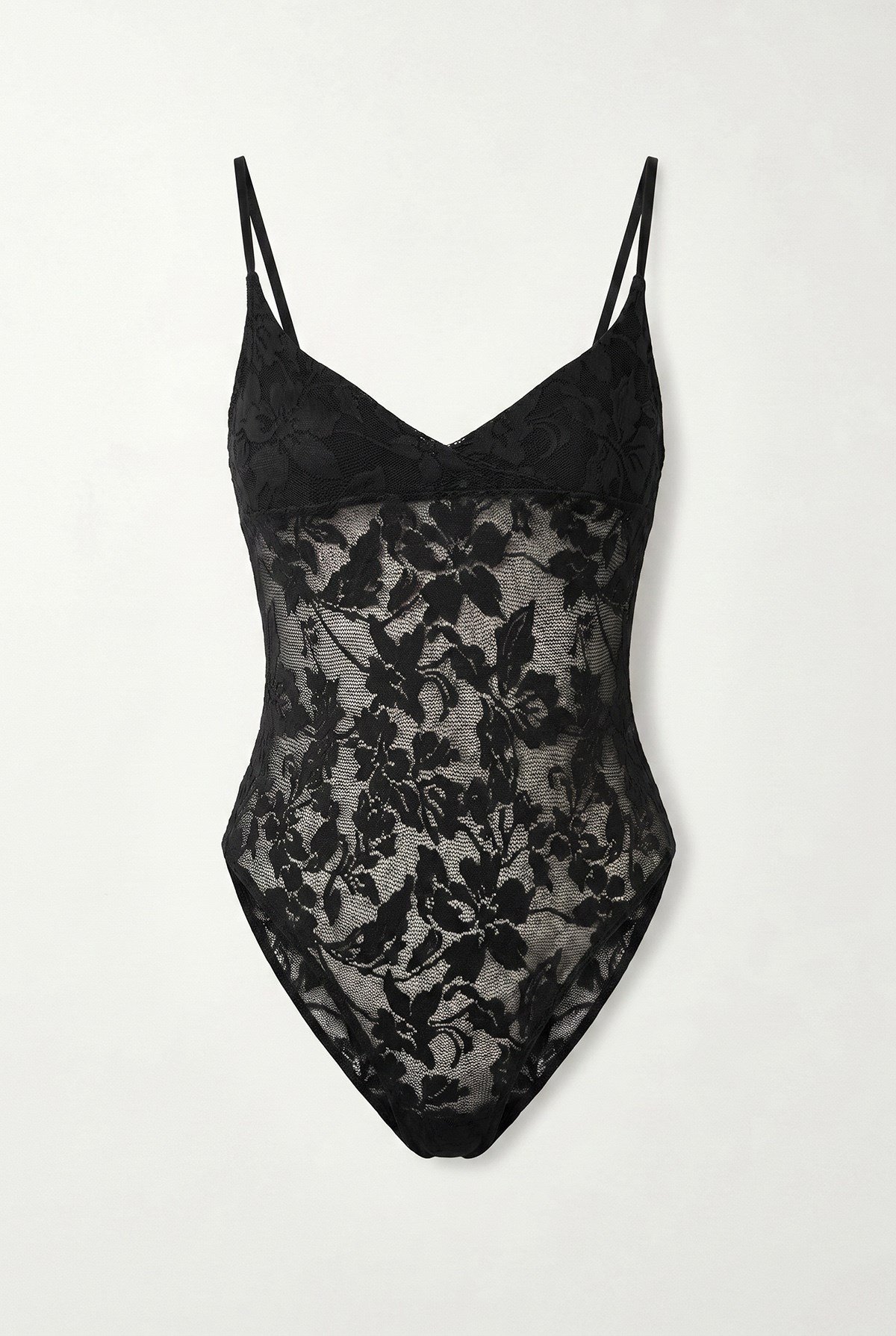Askılı Önü Astarlı Çıtçıtlı Bodysuit Siyah