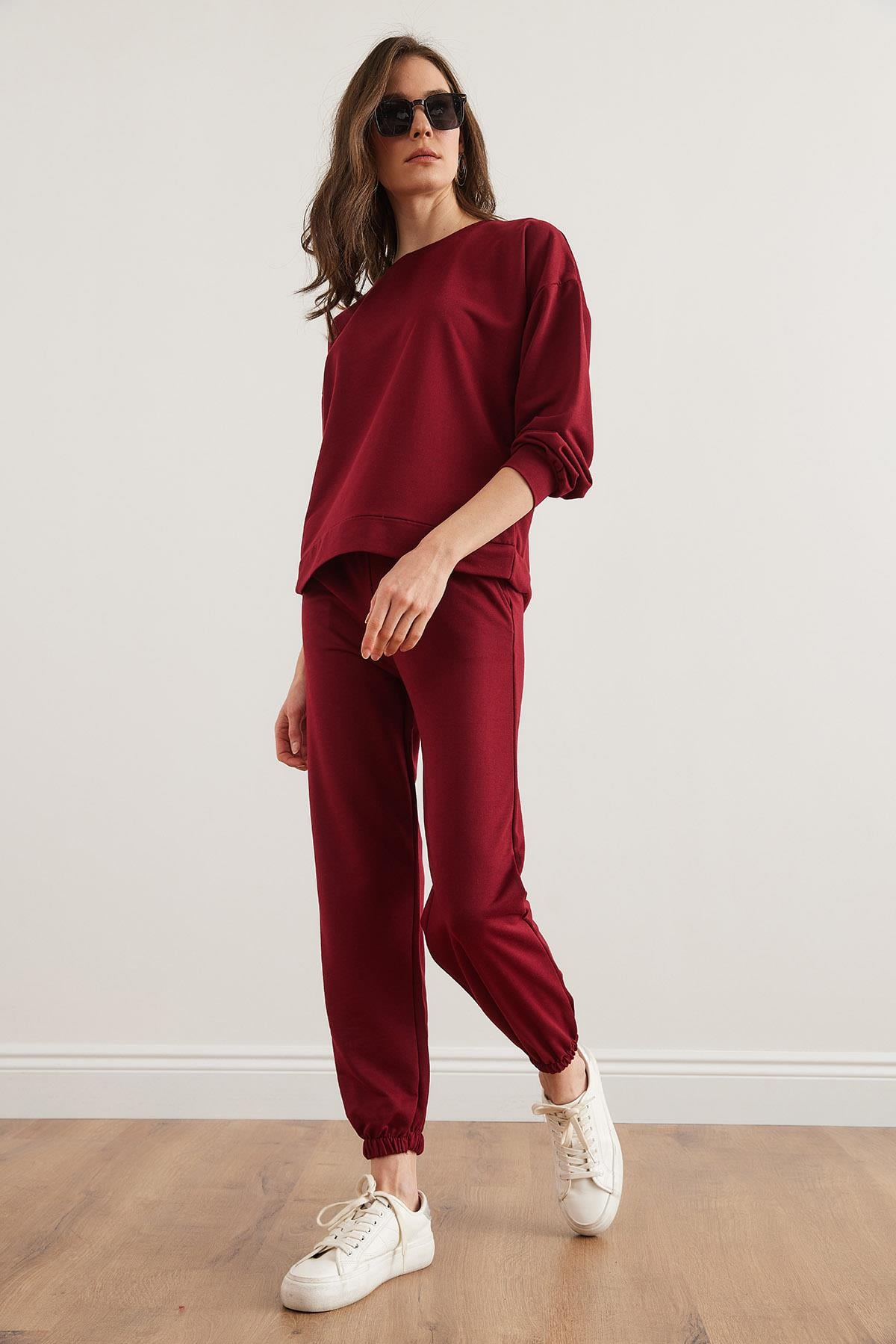 Basic Eşofman Takımı Bordo